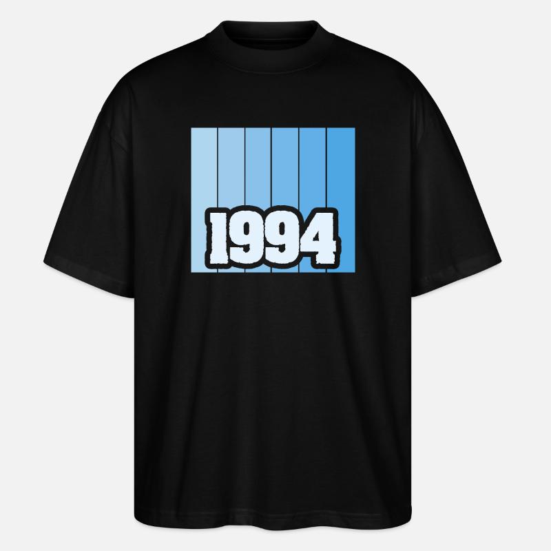 1994 - T-shirt bio Blaster 2.0 coupe oversize Stanley/Stella Unisexe - noir