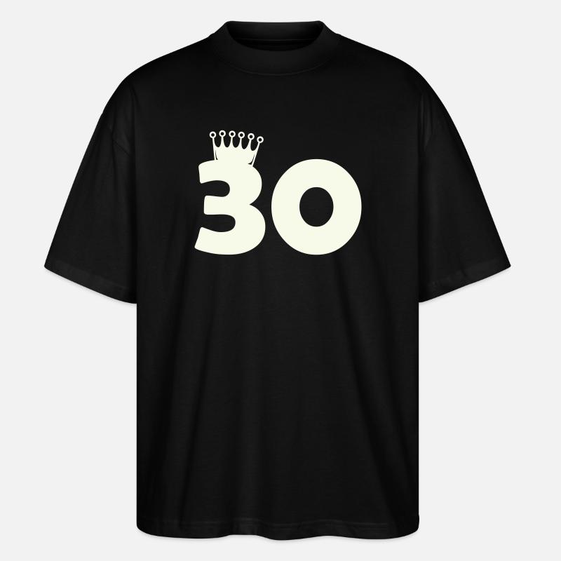 30_krone - T-shirt bio Blaster 2.0 coupe oversize Stanley/Stella Unisexe - noir