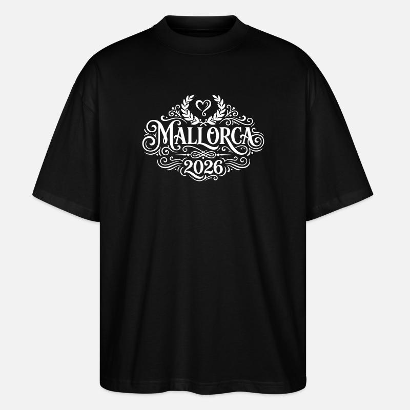 Mallorca 2026 - Stanley/Stella Oversized Unisex Bio T-Shirt Blaster 2.0 - Schwarz