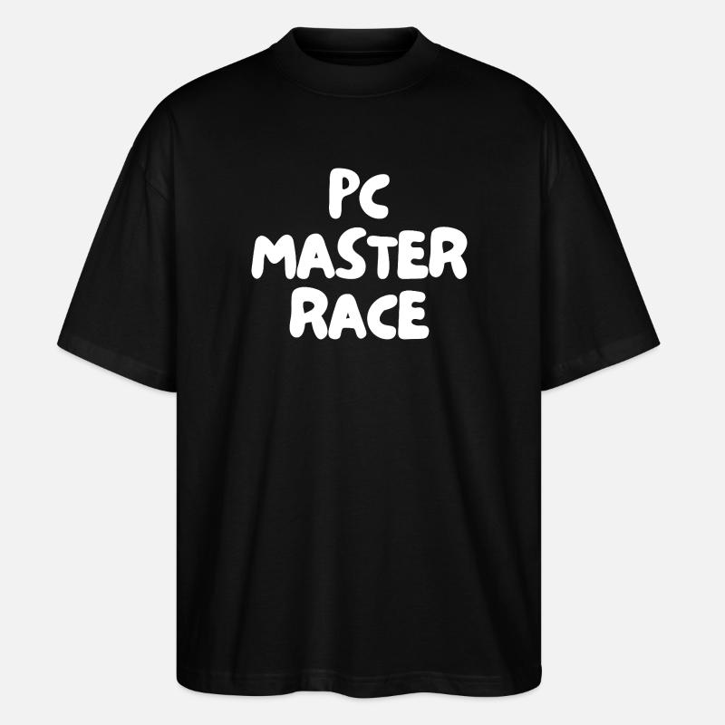 Race Maître PC - T-shirt bio Blaster 2.0 coupe oversize Stanley/Stella Unisexe - noir