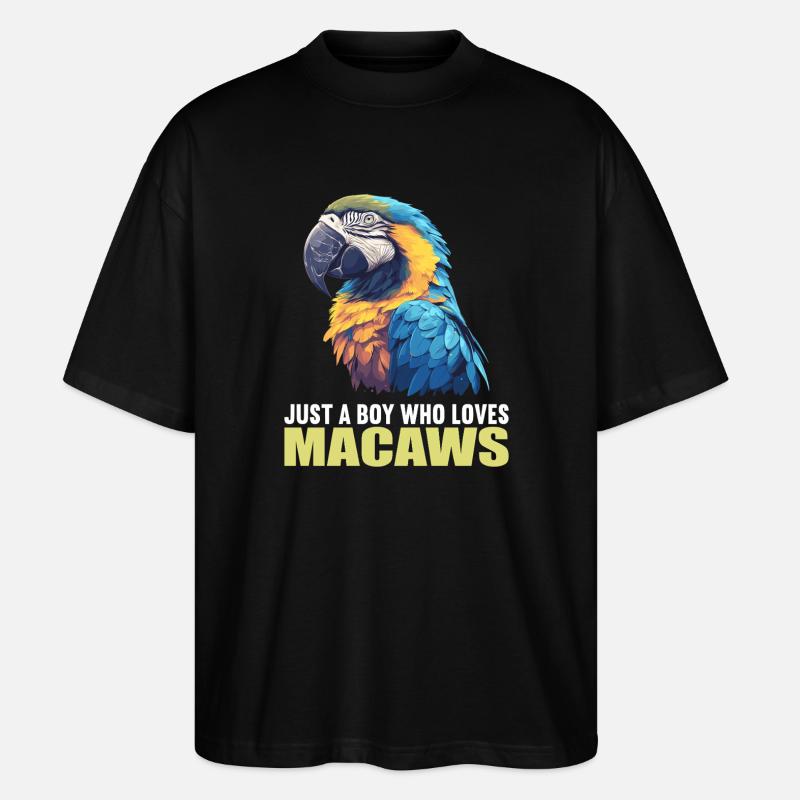 Macaw's Era - Stanley/Stella Oversized Unisex Organic T-shirt Blaster 2.0 - black