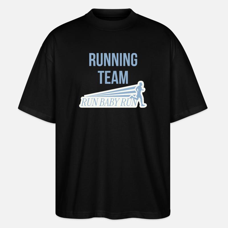 Équipe de course - T-shirt bio Blaster 2.0 coupe oversize Stanley/Stella Unisexe - noir