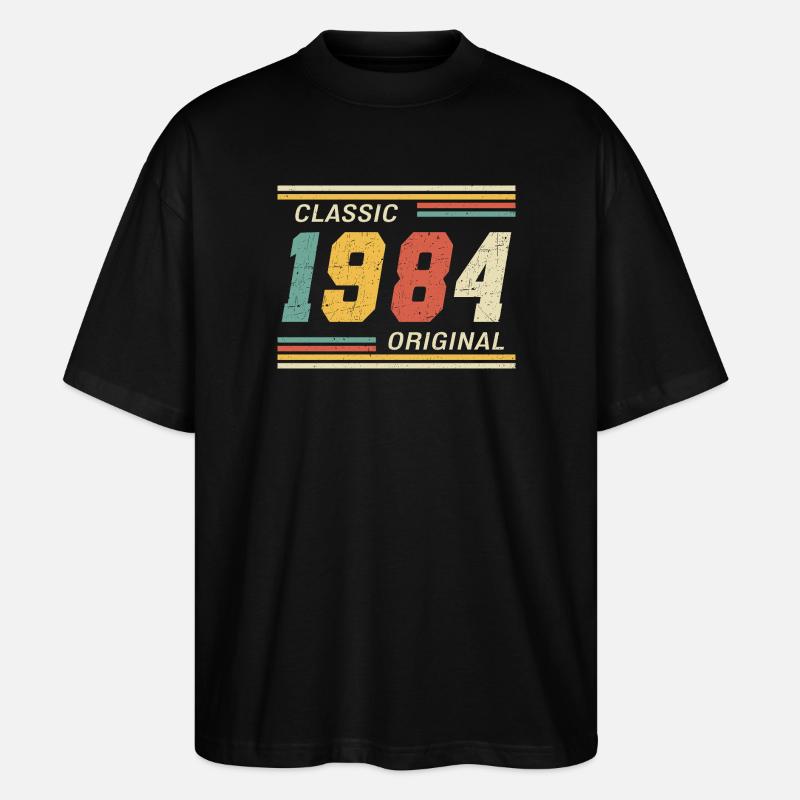 Classique 1984 original 1984 - T-shirt bio Blaster 2.0 coupe oversize Stanley/Stella Unisexe - noir