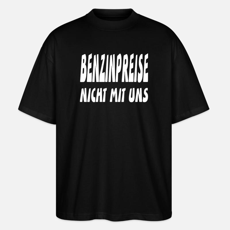 Benzin - Stanley/Stella Oversized Unisex Bio T-Shirt Blaster 2.0 - Schwarz