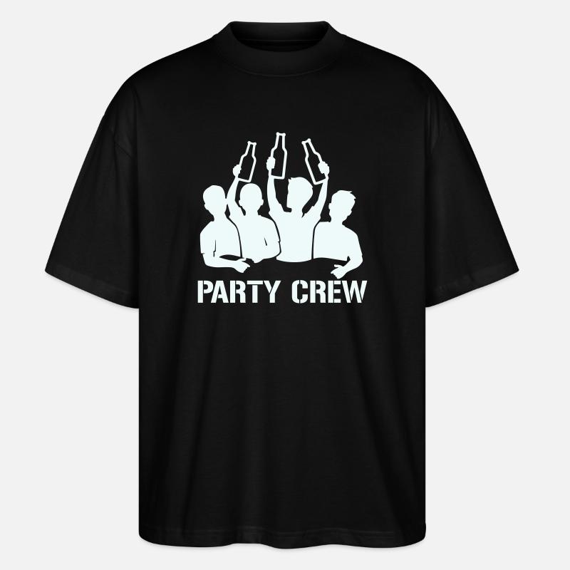 Équipe de la Bottle Raise Party - T-shirt bio Blaster 2.0 coupe oversize Stanley/Stella Unisexe - noir