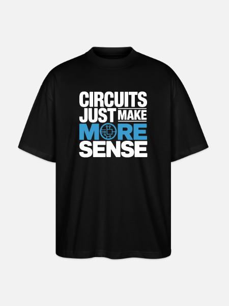 Circuits make technology more meaningful - Stanley/Stella Oversized Unisex Organic T-shirt Blaster 2.0 - black