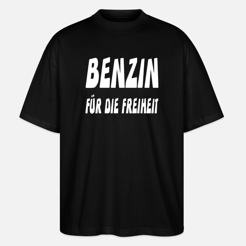 Benzin - Stanley/Stella Oversized Unisex Bio T-Shirt Blaster 2.0 - Schwarz