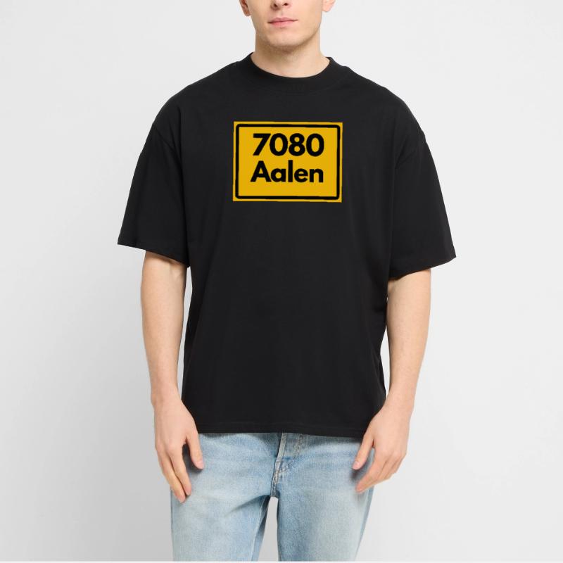 OLD POSTCODE ZIP CODE RETRO 7080 AALEN HEIMATSTOLZ Stanley/Stella Oversized Unisex Organic T-shirt Blaster 2.0