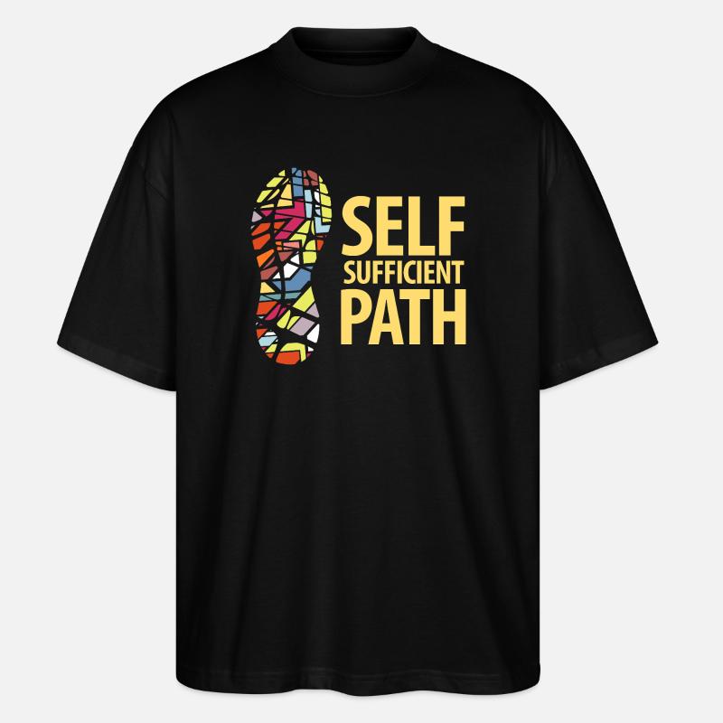  Self Sufficient Path - Stanley/Stella Oversized Unisex Organic T-shirt Blaster 2.0 - black