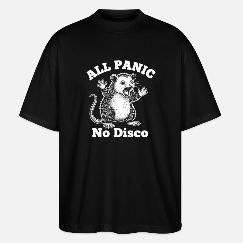 All Panic Maus – No Disco - T-shirt bio Blaster 2.0 coupe oversize Stanley/Stella Unisexe - noir