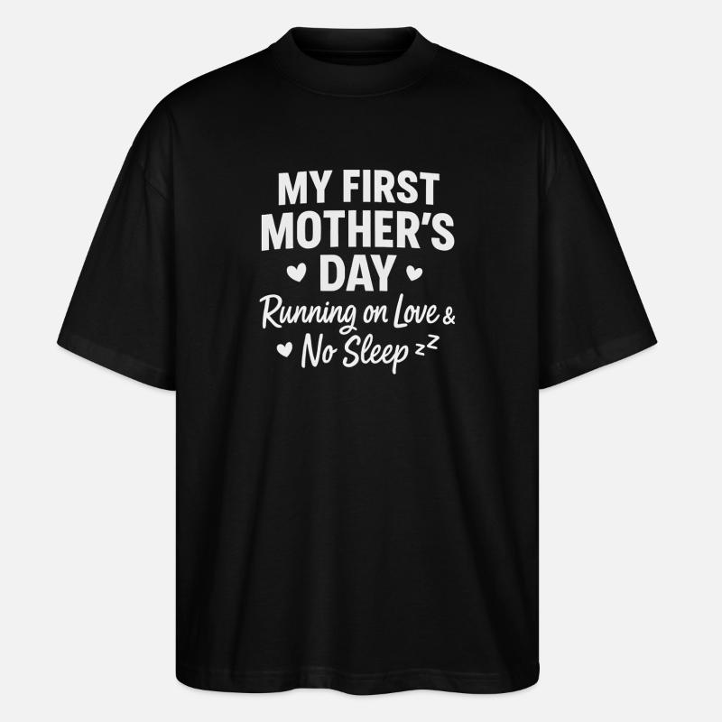 Morsdagsmorsdag Morsdagsgave Morsdagsgave - Stanley/Stella Blaster 2.0 Økologisk Oversized Unisex T-skjorte - svart