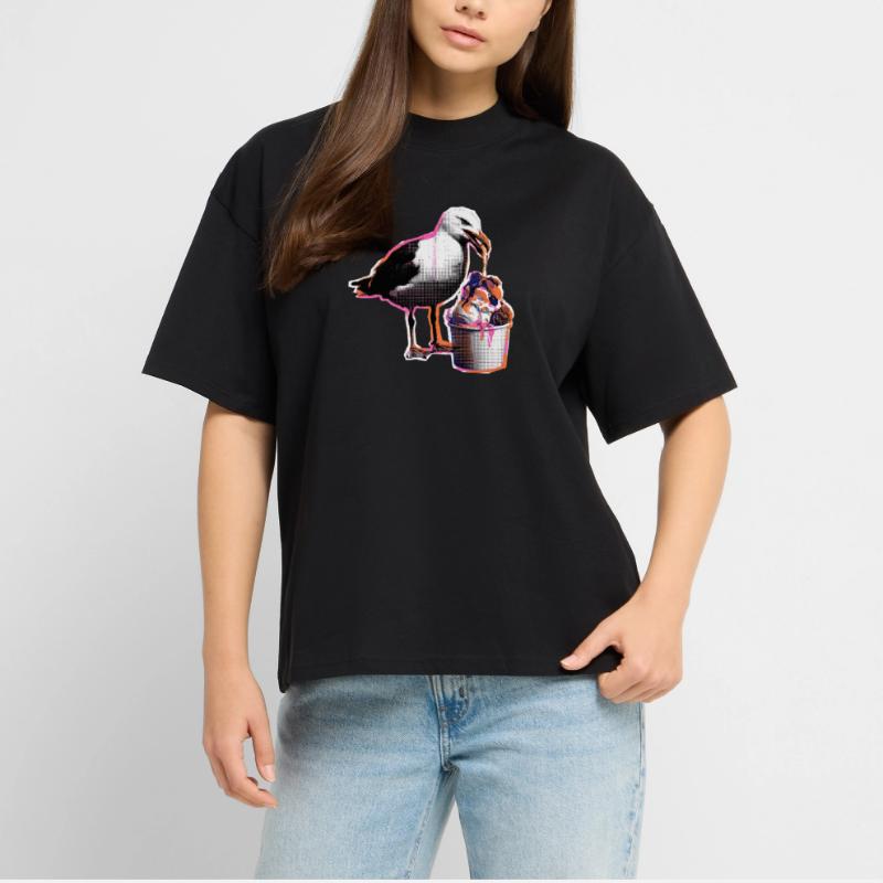 Möwe Isst Eis Stanley/Stella Oversized Unisex Organic T-shirt Blaster 2.0