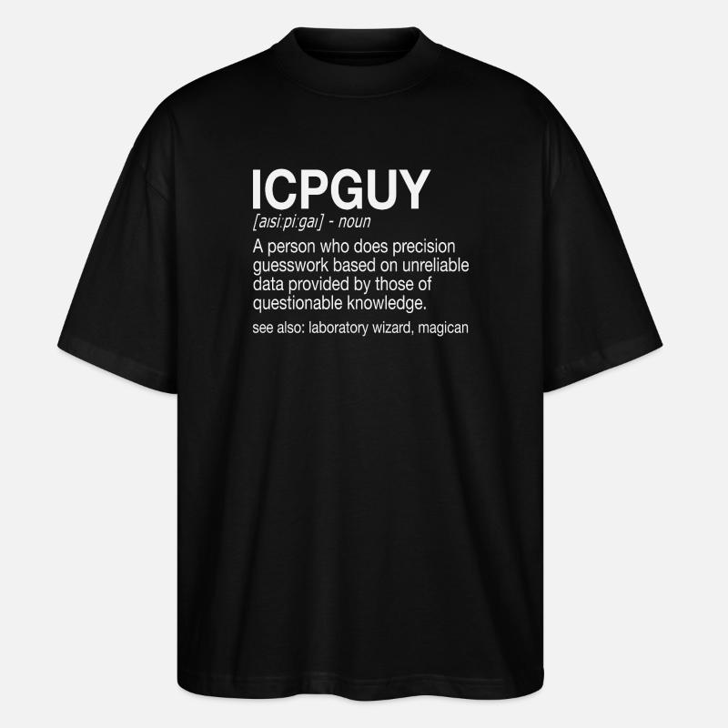 ICP-MS Guy Mass Spectrometry Plasma - Stanley/Stella Oversized Unisex Organic T-shirt Blaster 2.0 - black