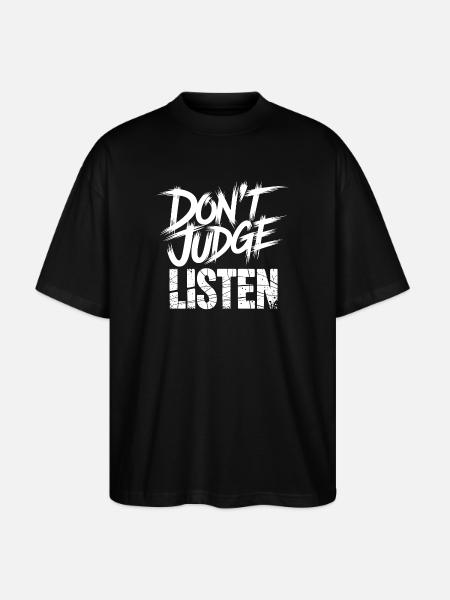 Døm ikke lister - Stanley/Stella Oversize Unisex Øko T-shirt Blaster 2.0 - sort