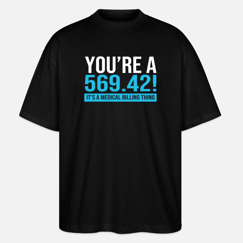 Codeur médical - T-shirt bio Blaster 2.0 coupe oversize Stanley/Stella Unisexe - noir