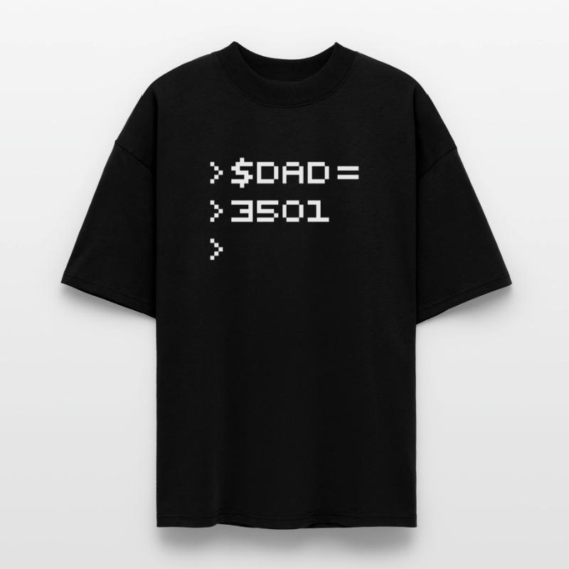 DAD Terminal de Pixels Nerd Code 8-Bits Rétro T-shirt bio Blaster 2.0 coupe oversize Stanley/Stella Unisexe