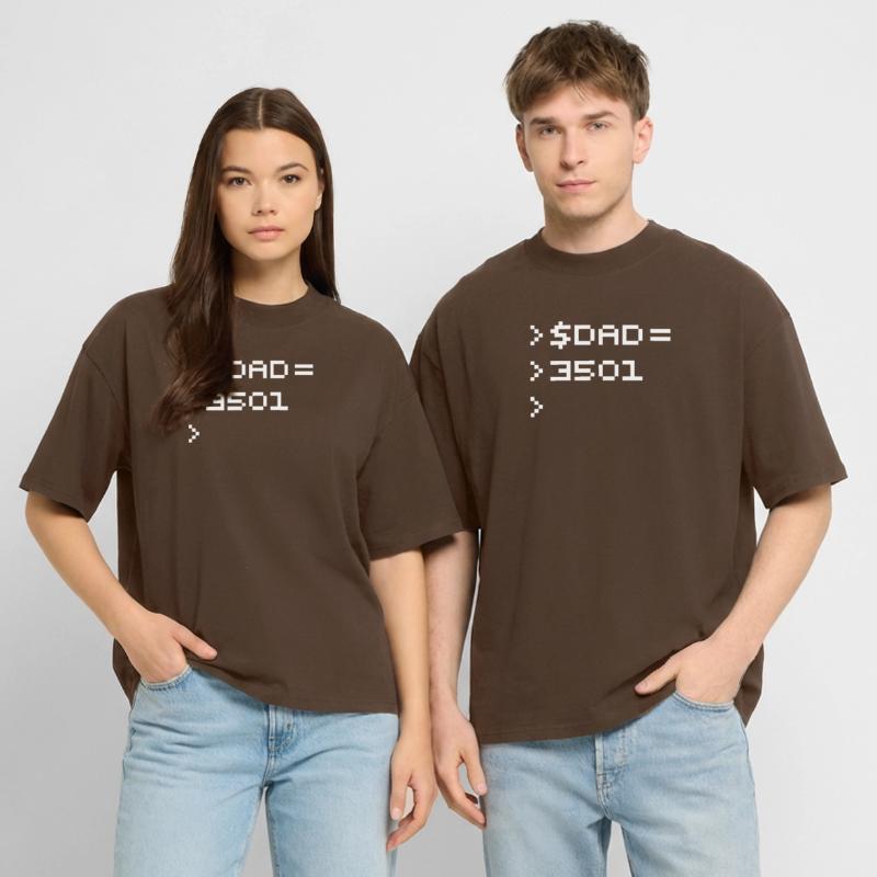 DAD Terminal de Pixels Nerd Code 8-Bits Rétro T-shirt bio Blaster 2.0 coupe oversize Stanley/Stella Unisexe