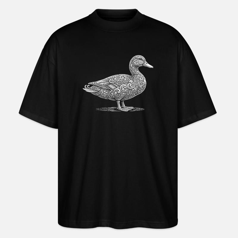Ente - Stanley/Stella Oversized Unisex Bio T-Shirt Blaster 2.0 - Schwarz