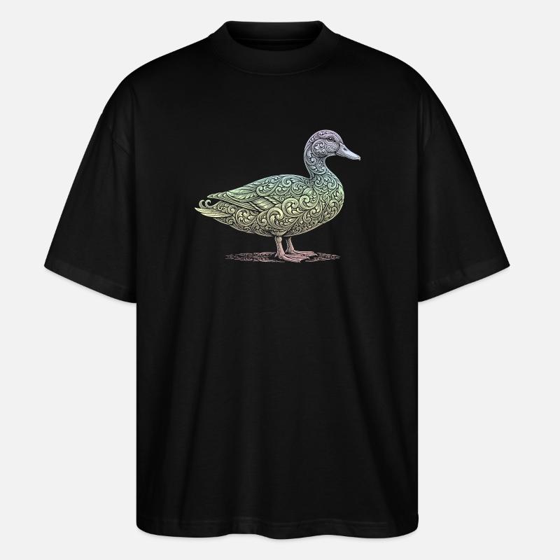 Canard - T-shirt bio Blaster 2.0 coupe oversize Stanley/Stella Unisexe - noir