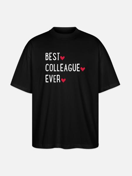 Bester Kollege der Welt - Stanley/Stella Oversized Unisex Bio T-Shirt Blaster 2.0 - Schwarz