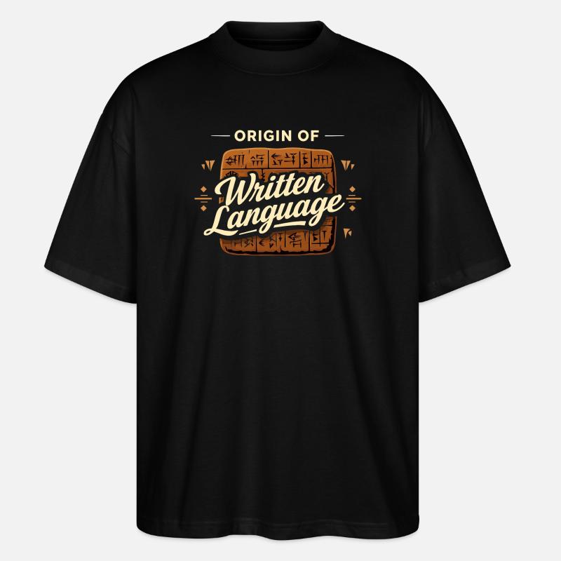 Mésopotamie ancienne, Sumérien - T-shirt bio Blaster 2.0 coupe oversize Stanley/Stella Unisexe - noir