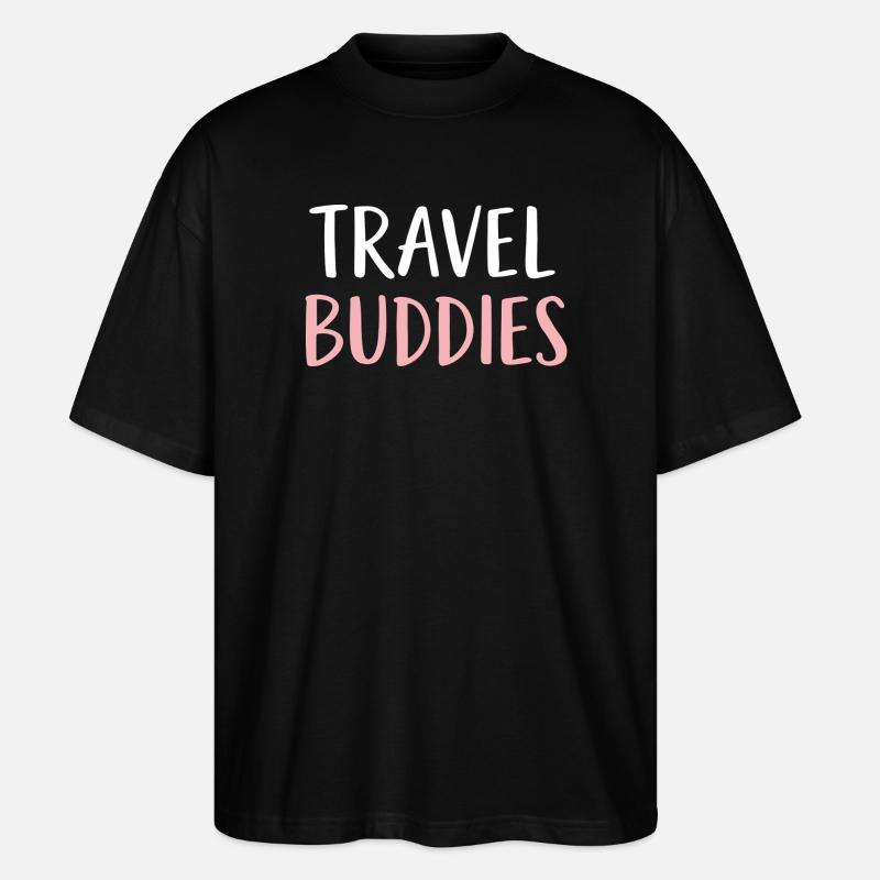 Compagnons de voyage - T-shirt bio Blaster 2.0 coupe oversize Stanley/Stella Unisexe - noir