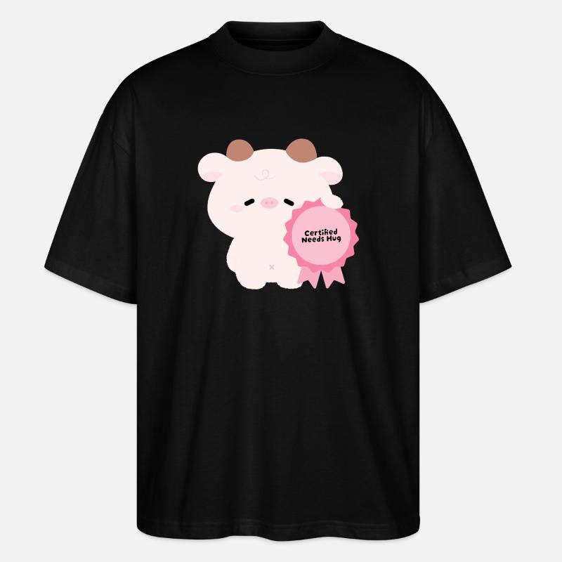 Certified Needs Câline Cow - T-shirt bio Blaster 2.0 coupe oversize Stanley/Stella Unisexe - noir