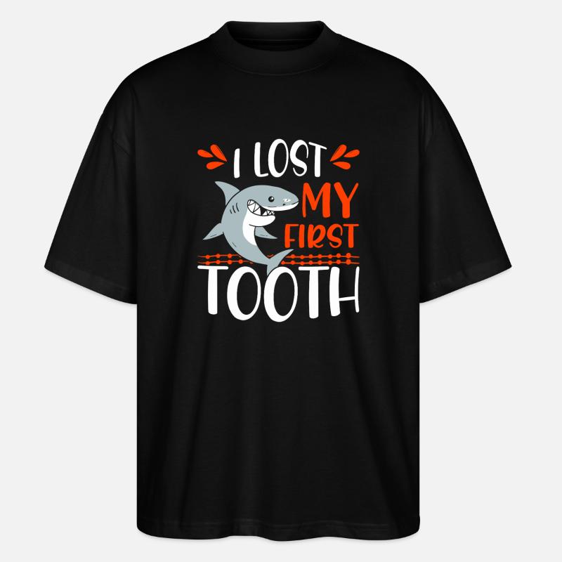 Premier Tooth Shark Tee - T-shirt bio Blaster 2.0 coupe oversize Stanley/Stella Unisexe - noir