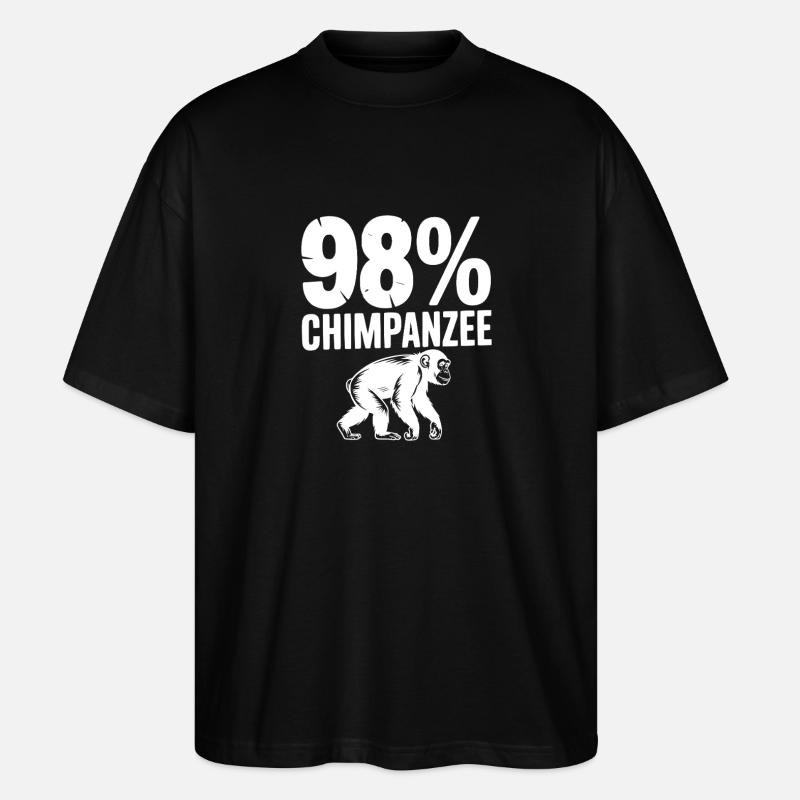 98 % de chimpanzés - T-shirt bio Blaster 2.0 coupe oversize Stanley/Stella Unisexe - noir