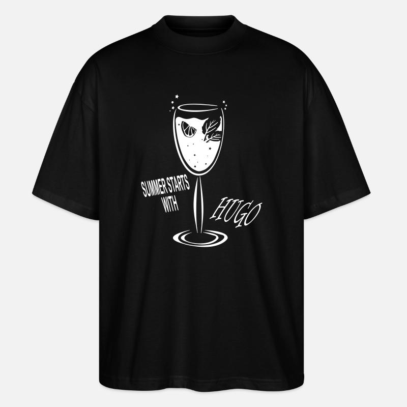 L’été commence avec Cocktail Higo - T-shirt bio Blaster 2.0 coupe oversize Stanley/Stella Unisexe - noir