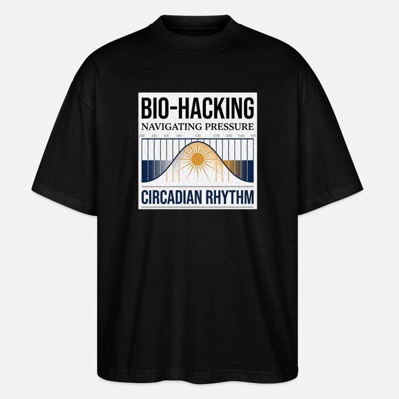 Bio Hacking - Stanley/Stella Oversized Unisex Organic T-shirt Blaster 2.0 - black