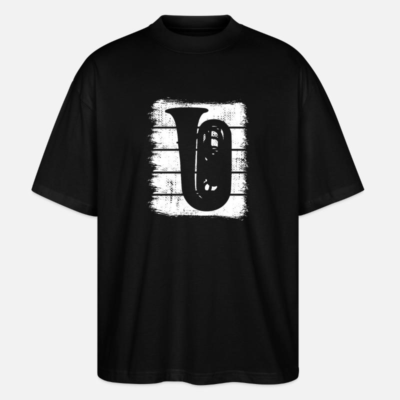 Tuba - Stanley/Stella Oversized Unisex Bio T-Shirt Blaster 2.0 - Schwarz