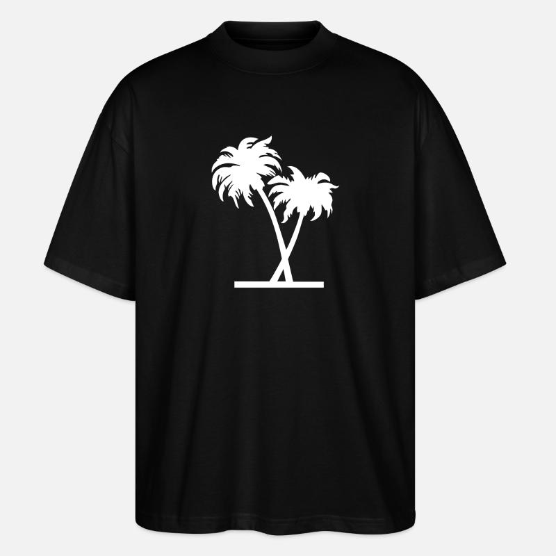 Palmiers - T-shirt bio Blaster 2.0 coupe oversize Stanley/Stella Unisexe - noir