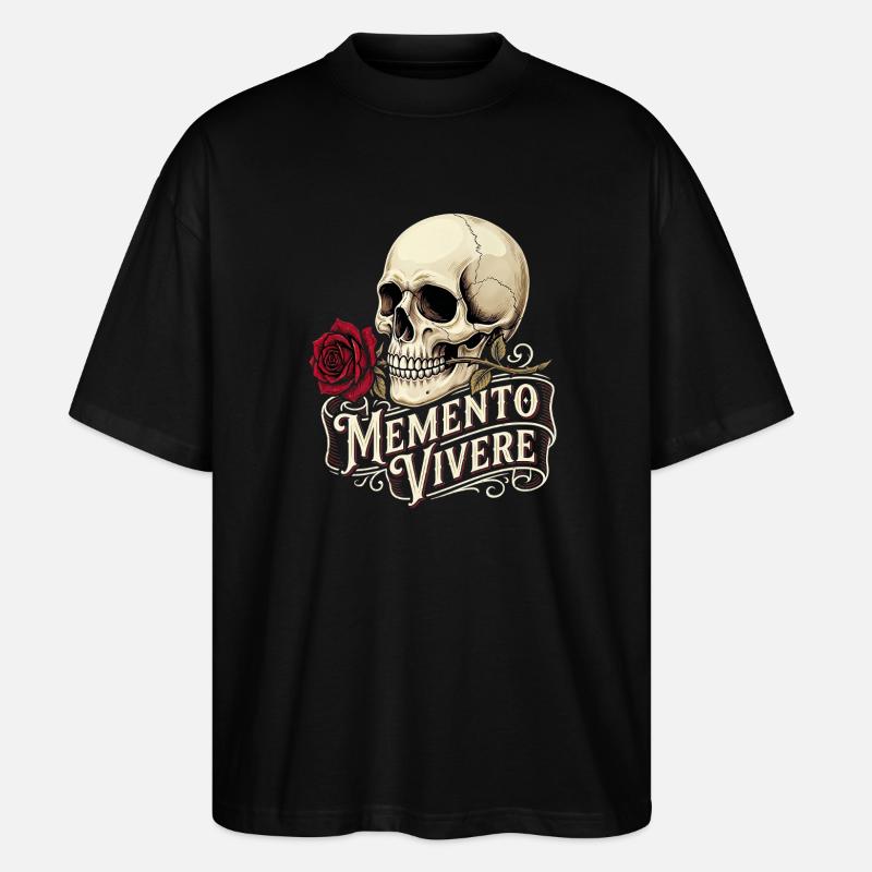 Memento Vivere - Stanley/Stella Oversized Unisex Bio T-Shirt Blaster 2.0 - Schwarz