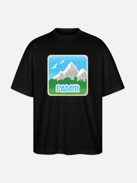 Gift for Pamir - Stanley/Stella Oversized Unisex Organic T-shirt Blaster 2.0 - black