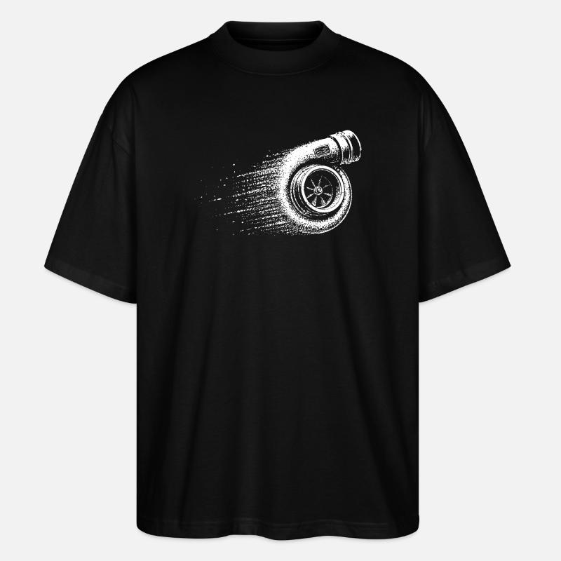 Turbocharger Boost Boosted Tuner Screwdriver - Stanley/Stella Oversized Unisex Organic T-shirt Blaster 2.0 - black