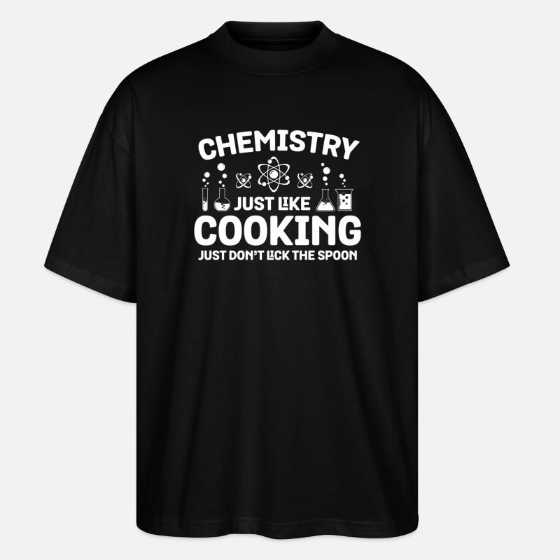 Chemie lustig - Stanley/Stella Oversized Unisex Bio T-Shirt Blaster 2.0 - Schwarz