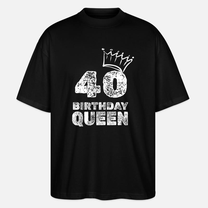 40 - Stanley/Stella Oversized Unisex Bio T-Shirt Blaster 2.0 - Schwarz
