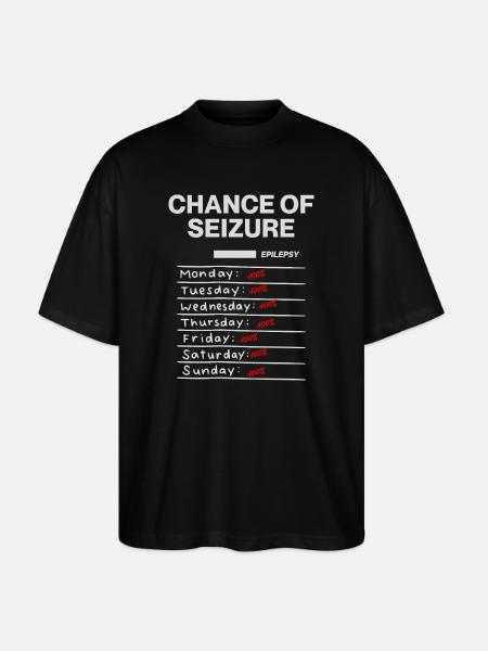 Epilepsy Risk Levels Plan - Stanley/Stella Oversized Unisex Organic T-shirt Blaster 2.0 - black