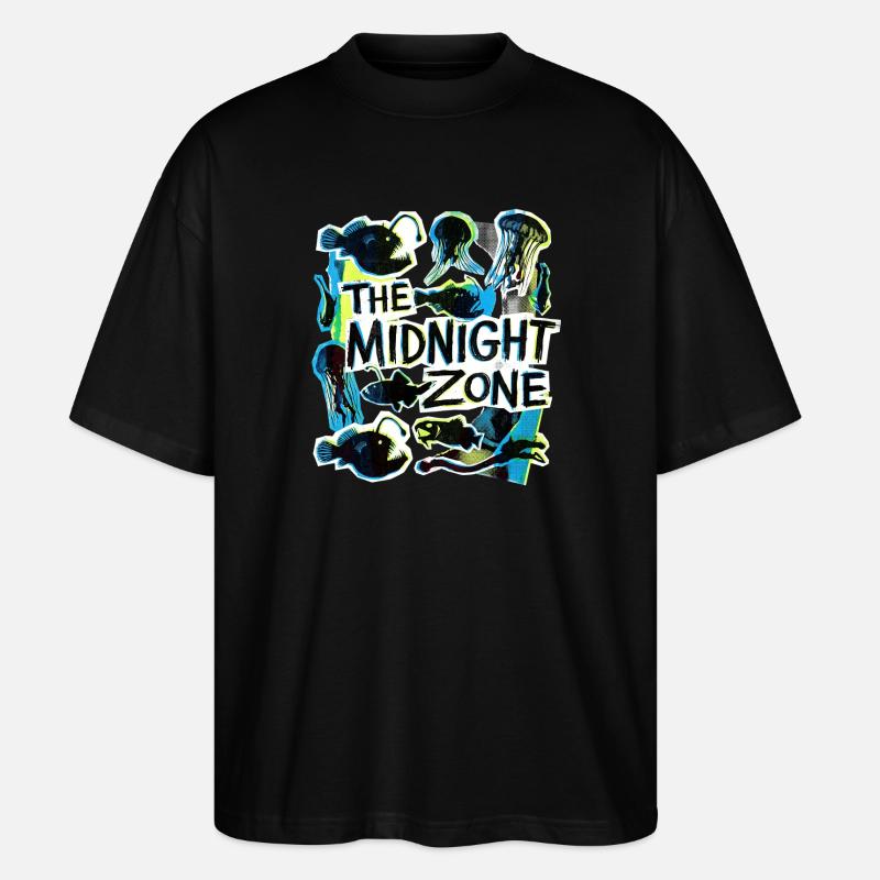 La Zone Plastique de Minuit - T-shirt bio Blaster 2.0 coupe oversize Stanley/Stella Unisexe - noir