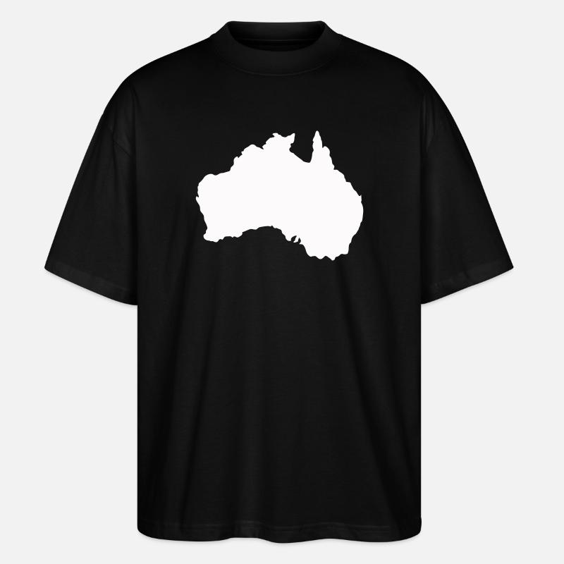 Australia Silhouette Minimal - T-shirt bio Blaster 2.0 coupe oversize Stanley/Stella Unisexe - noir