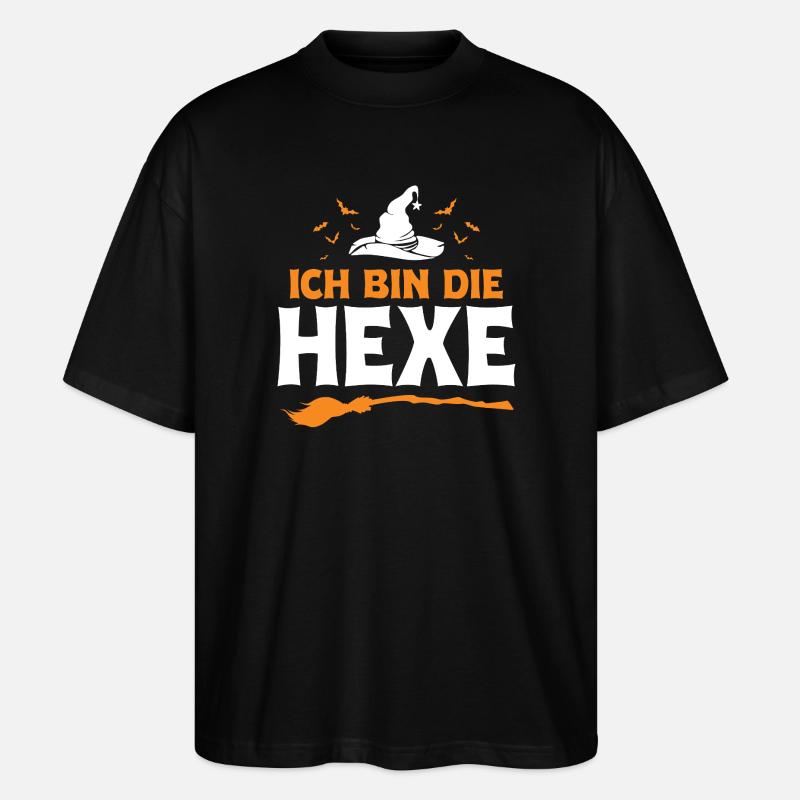 I'm the Witch Halloween - Stanley/Stella Oversized Unisex Organic T-shirt Blaster 2.0 - black