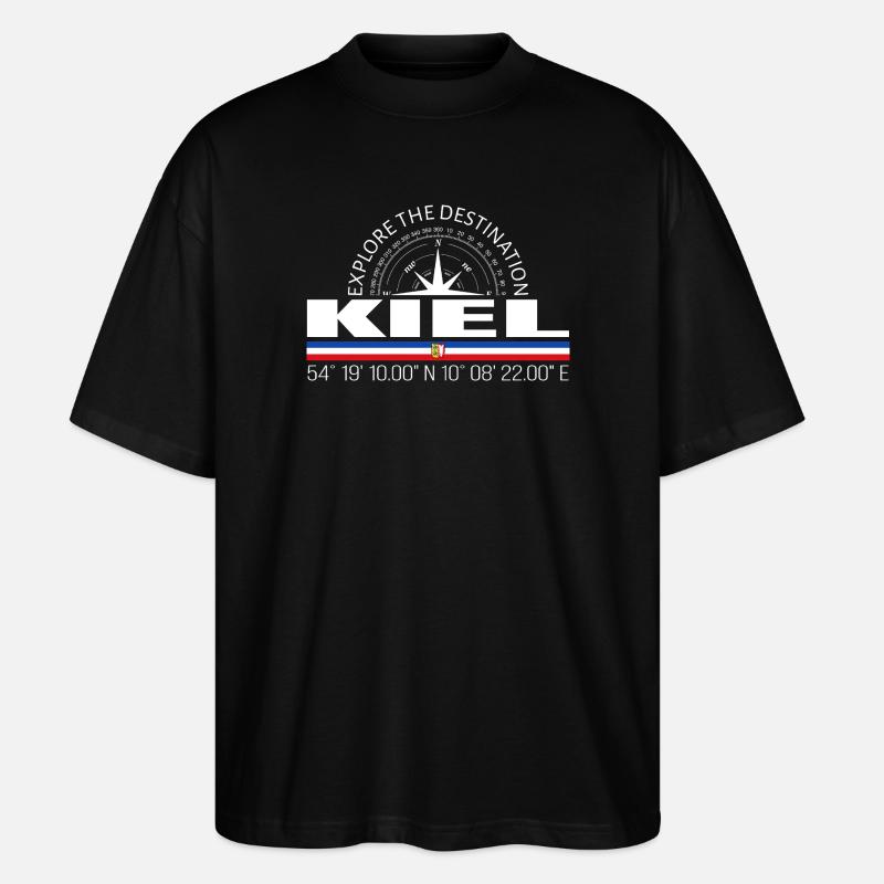 Kiel - Stanley/Stella Oversized Unisex Bio T-Shirt Blaster 2.0 - Schwarz