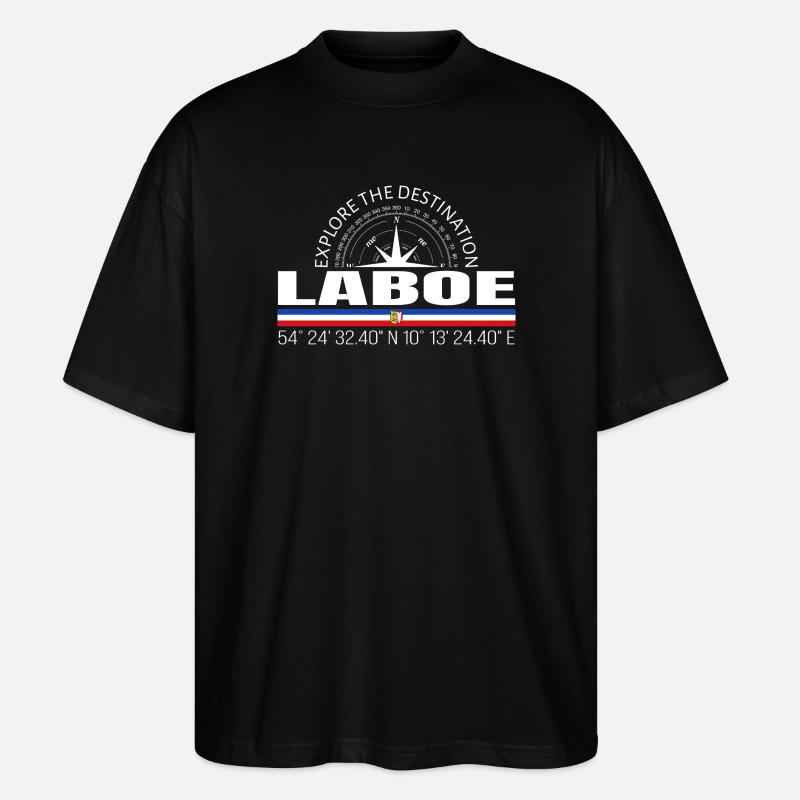 Laboe - T-shirt bio Blaster 2.0 coupe oversize Stanley/Stella Unisexe - noir