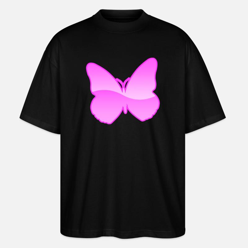 Papillon - T-shirt bio Blaster 2.0 coupe oversize Stanley/Stella Unisexe - noir