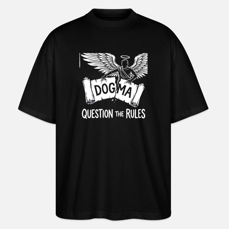 Dogma Flight : Ask the Rules - T-shirt bio Blaster 2.0 coupe oversize Stanley/Stella Unisexe - noir