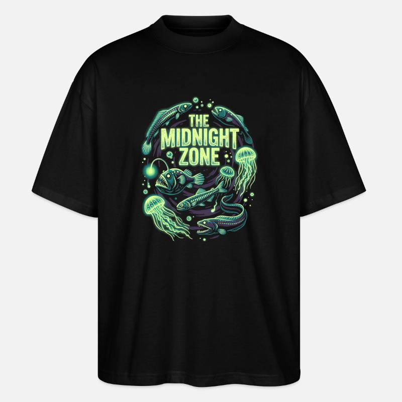 Mer de plastique - T-shirt bio Blaster 2.0 coupe oversize Stanley/Stella Unisexe - noir