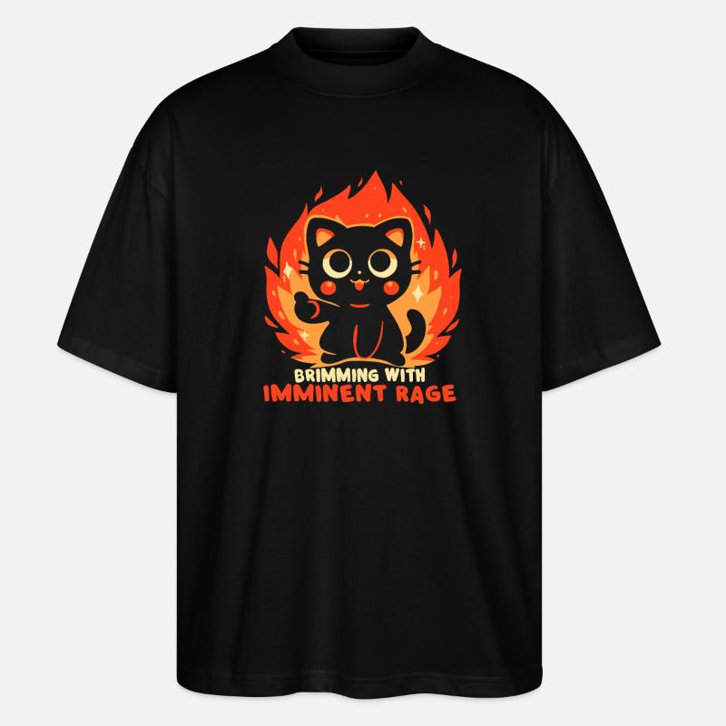 Voller unmittelbarer Wut - Stanley/Stella Oversized Unisex Bio T-Shirt Blaster 2.0 - Schwarz