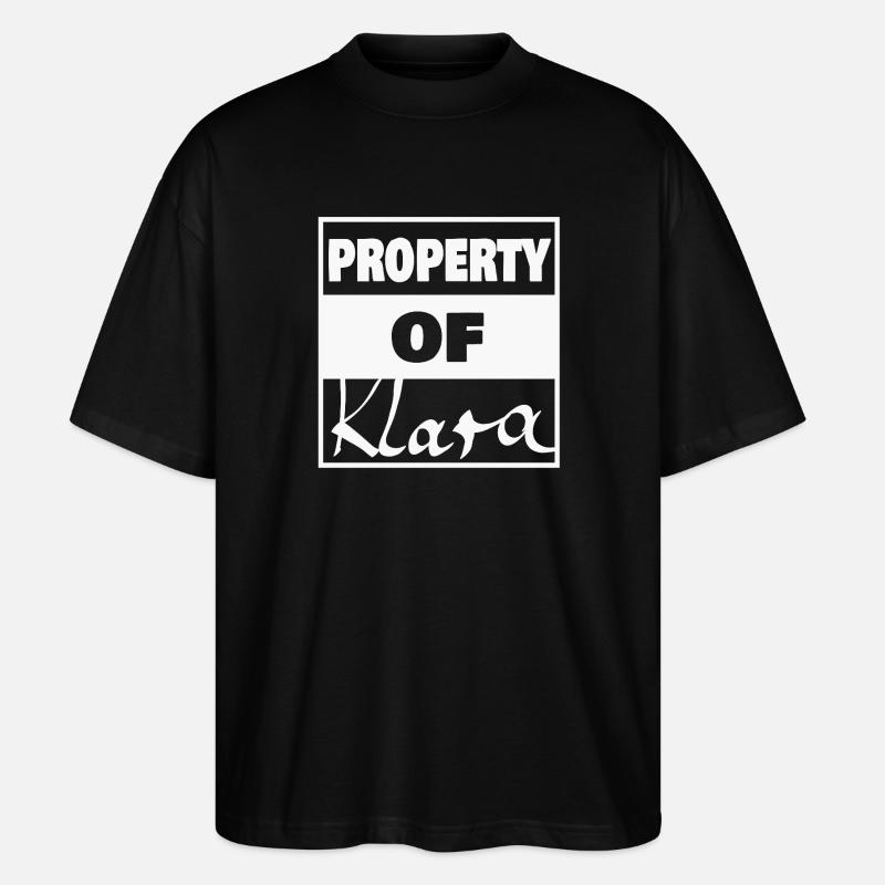 Klara - Stanley/Stella Oversized Unisex Bio T-Shirt Blaster 2.0 - Schwarz