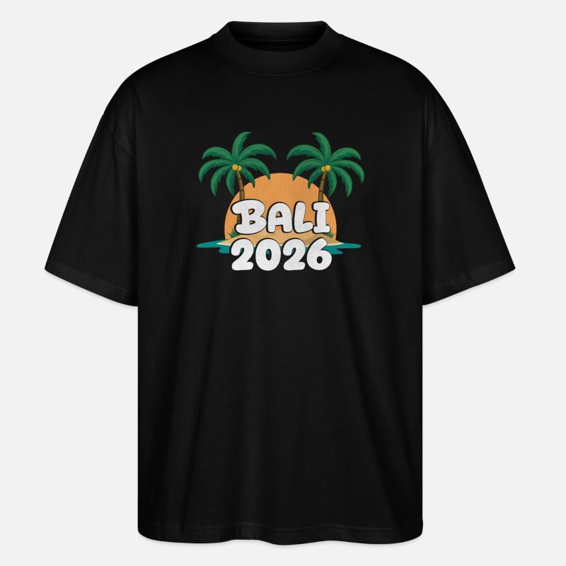 Bali 2026 - Stanley/Stella Oversized Unisex Bio T-Shirt Blaster 2.0 - Schwarz